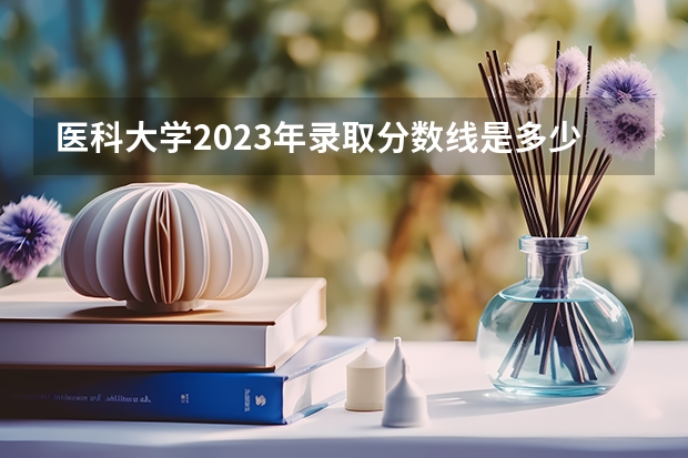 医科大学2023年录取分数线是多少？
