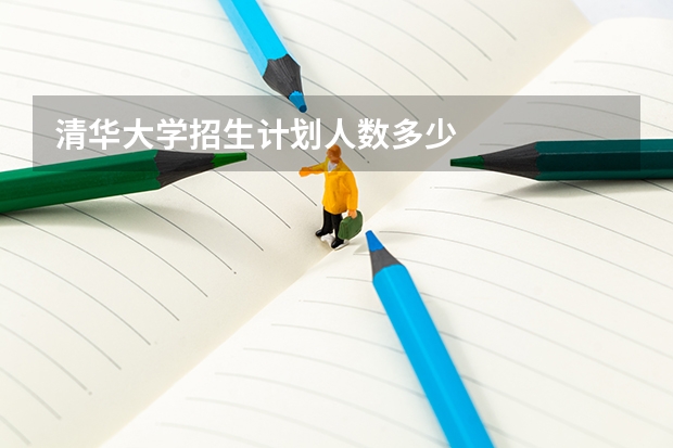清华大学招生计划人数多少