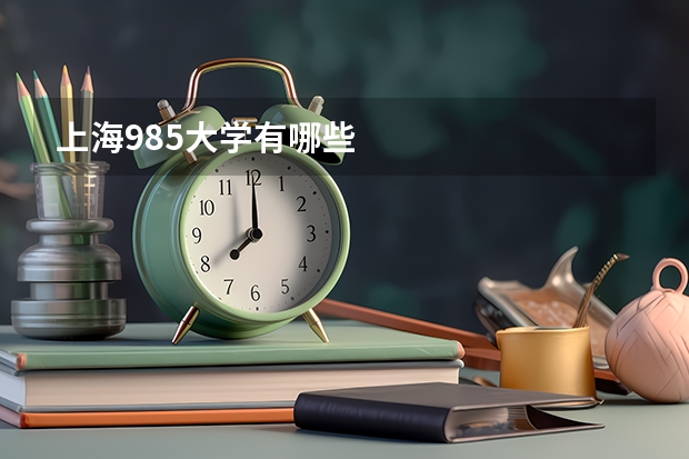 上海985大学有哪些