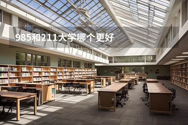 985和211大学哪个更好