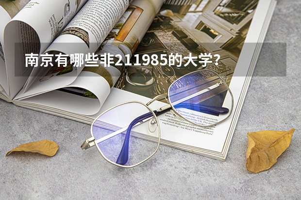 南京有哪些非211985的大学？