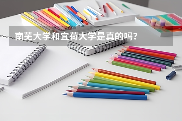南芜大学和宜荷大学是真的吗？