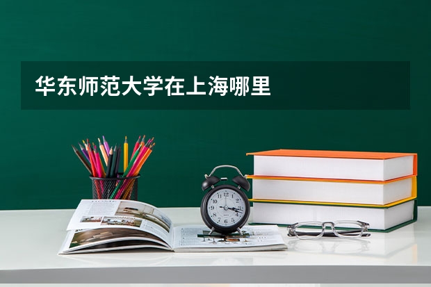 华东师范大学在上海哪里