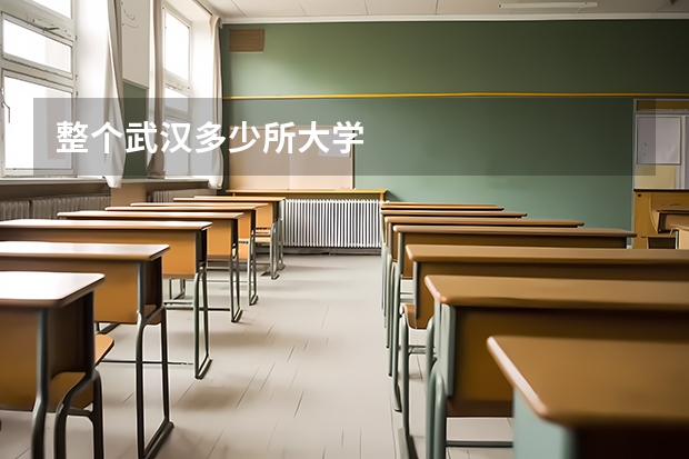整个武汉多少所大学