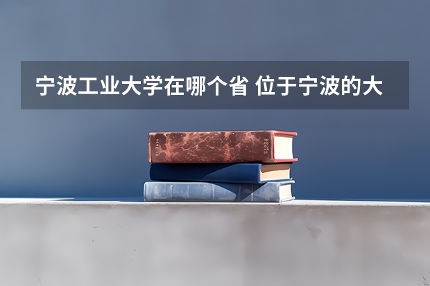 宁波工业大学在哪个省 位于宁波的大学