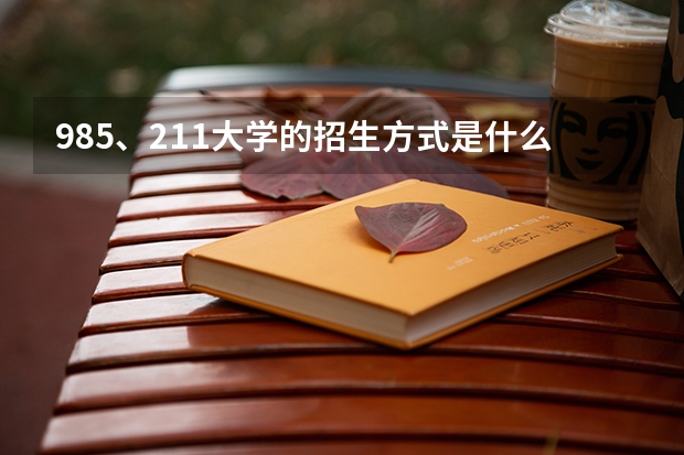 985、211大学的招生方式是什么