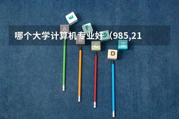 哪个大学计算机专业好（985,211的）