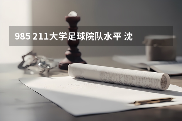 985 211大学足球院队水平 沈阳理工大学是211还是985