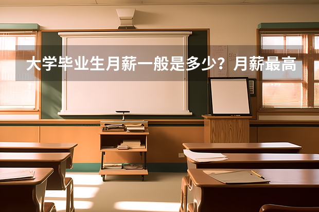 大学毕业生月薪一般是多少？月薪最高又是多少？