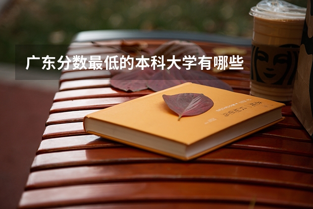广东分数最低的本科大学有哪些