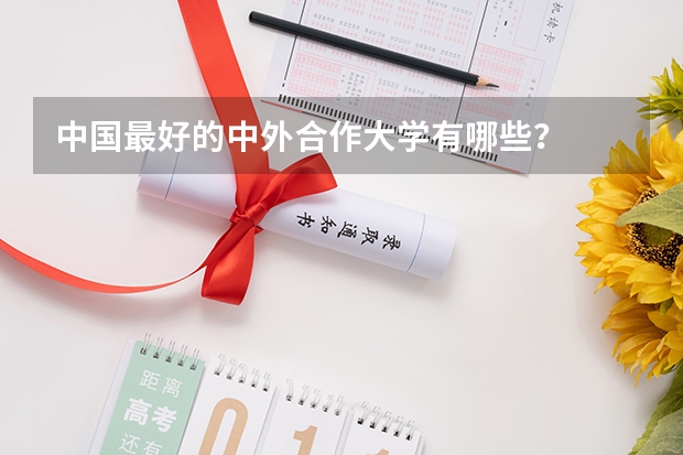 中国最好的中外合作大学有哪些？