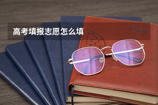 高考填报志愿怎么填