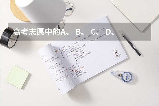 高考志愿中的A、 B、 C、 D、 E、 H、 Q、 Y代表什么？