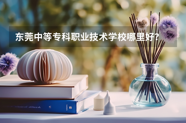 东莞中等专科职业技术学校哪里好?