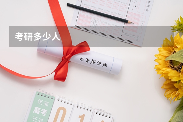 考研多少人